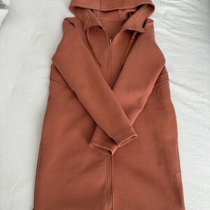 lululemon athletica soft orang Utility Jacket with pockets - never worn - size 6